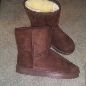 Chocolate Brown Winter Boots